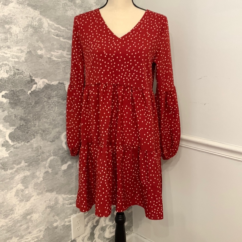 Amazon polkadot dress size S